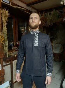 Косоворотка льняная